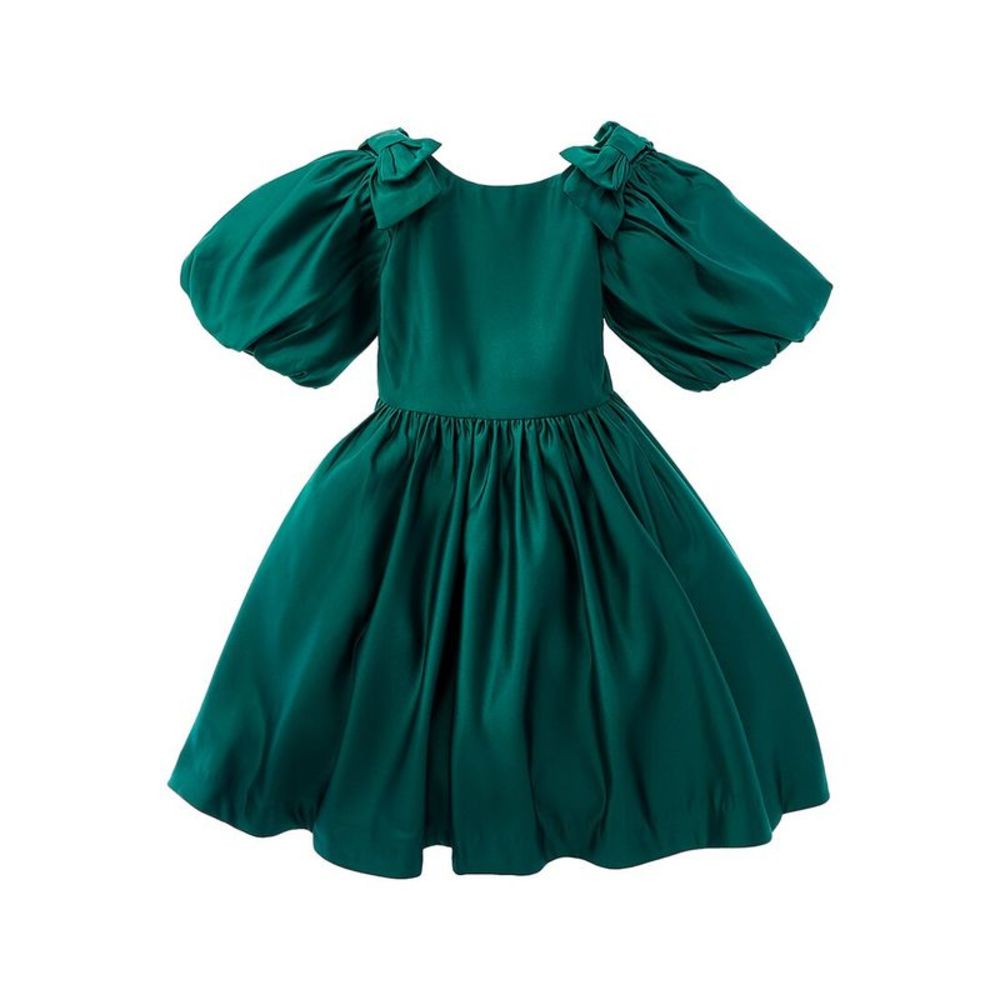 Janie and Jack Green Kids Casual Dress